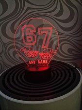  Six Seven 67 6 7 Personalisiertes Acryl 3D Illusion Nachtlicht