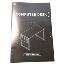 ODK Kleiner Schreibtisch, 80×40cm Computertisch Bürotisch Mit Kopfhörer Halter, 