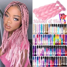 DE Ombre Crochet Box Braided Hair Extensions Jumbo Braids Haarteile zum Flechten
