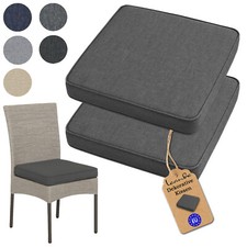 Leanbe Sitzkissen 2er Set für Garten & Zuhause Bequeme Stuhlauflagen Outdoor