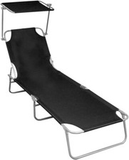Klappliege mit Sonnenschutz