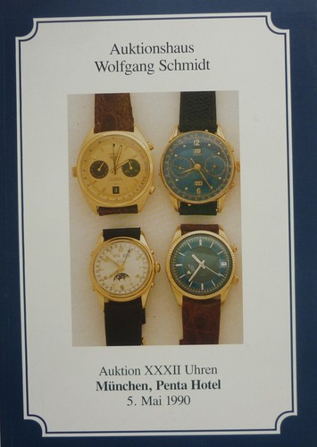 Auktionskatalog uhren 1990 - auktionskatalog, ca