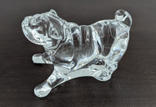 Baccarat Crystal Mops Hund