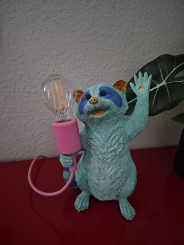 Kare racoon tischlampe - racoon,