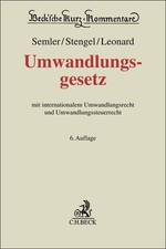 Umwandlungsgesetz. UmwG |