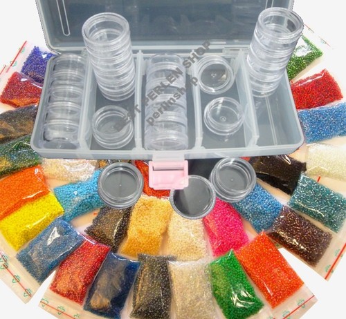 Rocailles 3mm perlen farben - rocailles,