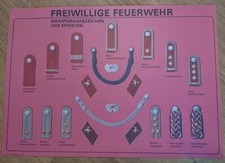Dienstgradabzeichen Freiwillige Feuerwehr Berlin 1990