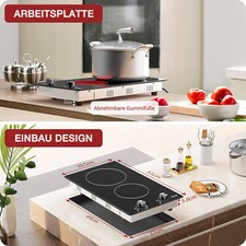 Glaskeramikkochfeld 2 Zonen