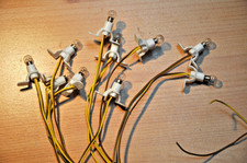 Faller H0: 10 x Beleuchtungssockel mit Leuchtmittel - voll funktionsfähig