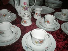 Große 35-Tlg Porzellan Service " Mitterteich" Bavaria W.Germany