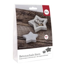 Bastelset Stern Betonschale +