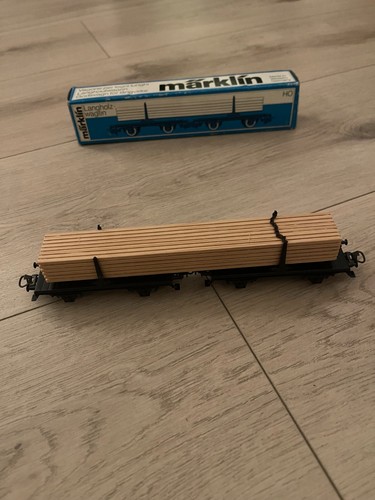 Märklin langholzwagen 4665 - h0,