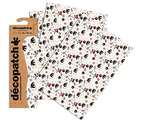 Décopatch papier 3er pack - pack, no