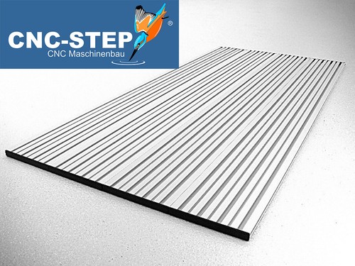 Nutenplatte aus aluminium - aus,