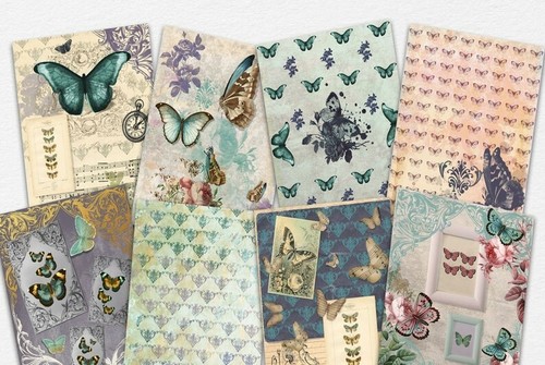 Scrapbook papier basteln - a4,