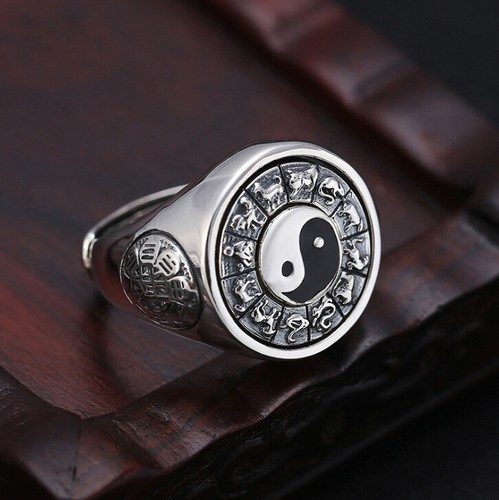 I07 ring buddhistisch yin yang - i07,