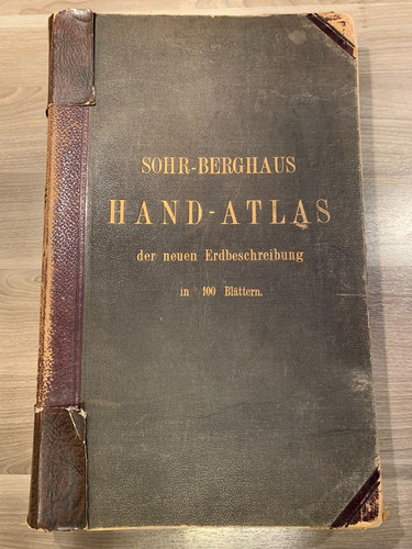 Sohr berghaus hand atlas 100 - sohr-berghaus, hand-atlas