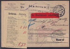 75954) BERLIN 1913 Paketkarte
