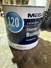 MEGA 120 Classic Buntlack Hochglänzend 2,5 L Lackfarbe Innen Außen Profi