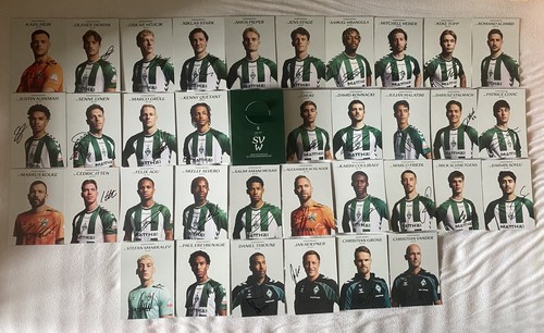 Werder autogrammkarte satz - werder,