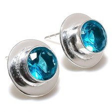 Schweizer Blautopas Edelstein