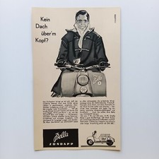 1958 Zündapp Bella Motorroller Roller Werbung Werbeanzeige Reklame