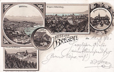 antike Ansichtskarte 1896