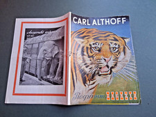 1959 programm CIRCUS CARL