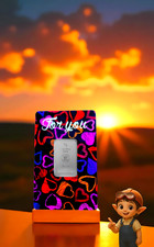Geschenkkarte "For You"  Bunte Herzen 1g Silber (999,9 Feinsilber)