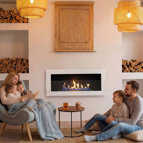 Wandkamin bioethanol elegant - bioethanol,