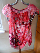Tredy Carmen Top mehrfarbig mit Glitzer Gr. 42  NEU