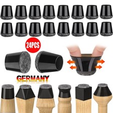 24x Fußkappen mit Filz