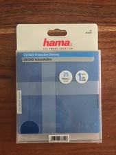 Ham CD/DVD Schutzhüllen, 25 Stück, verschiedene Farben, 00033800