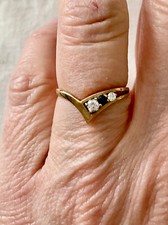 ALTER RING ECHTE SAPHIRE UND