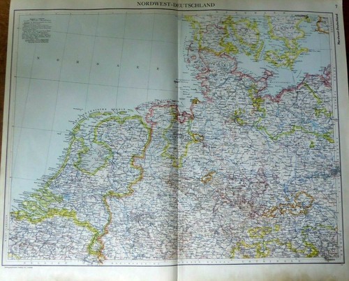 Landkarte nordwest - nordwest,
