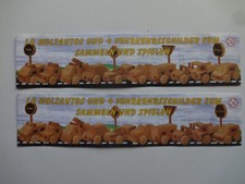 BPZ " Holzspielzeug / Holzautos & Verkehrsschilder zum sammeln - 2 Stück