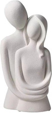 Paar umarmt skulptur - umarmt, skulptur,regal