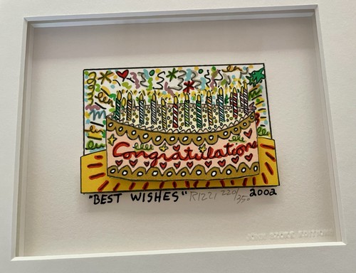 James rizzi bild gerahmt - james, 3d