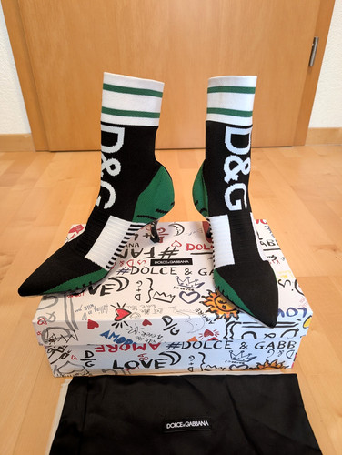 Dolce gabbana g sock boots - dolce,