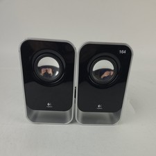 Logitech Desktop PC Computer Laptop Lautsprecher Schwarz & Silber