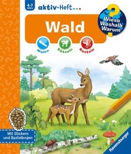 Wieso? Weshalb? Warum? aktiv-Heft - Wald (Malen, rätseln, basteln ab 4 Jahre - m