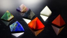 7 Chakra Chakren Pyramide Set