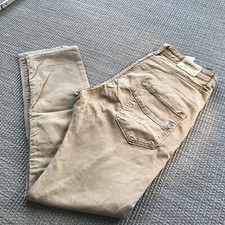 PLEASE P 78 Boyfriend Jeans Gr XS 38 TOP Zustand Braun Kamel Sand Low Waist