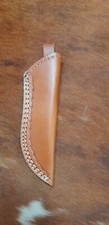 Leder Steckscheide für Messer Handarbeit  200 mm für Jagdmesser