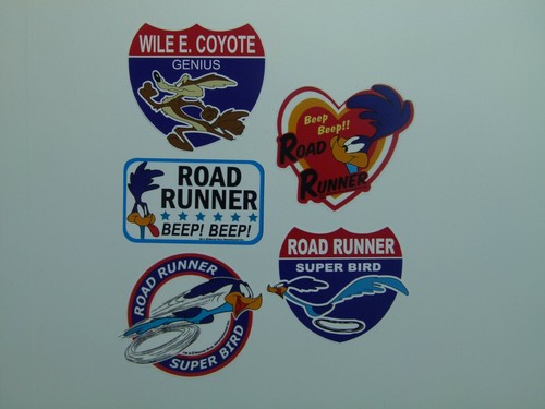 Road runner aufkleber xxl - road,
