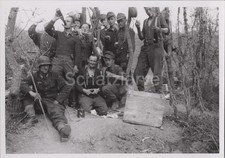 Foto, Frontsoldaten Umtrunk im