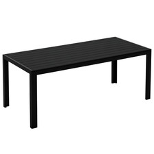 Tisch alu wpc esstisch - tisch,