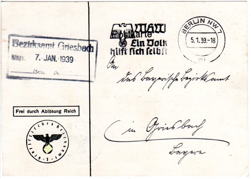 1939 frei durch ablösung - 1939,,