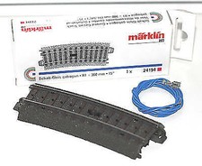 Märklin H0 24194 gebogenes Schaltgleis C-Gleis Radius 1 Neu