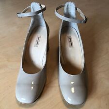 Paul Green Lackpumps beige Knöchelriemen 38 Dirndl